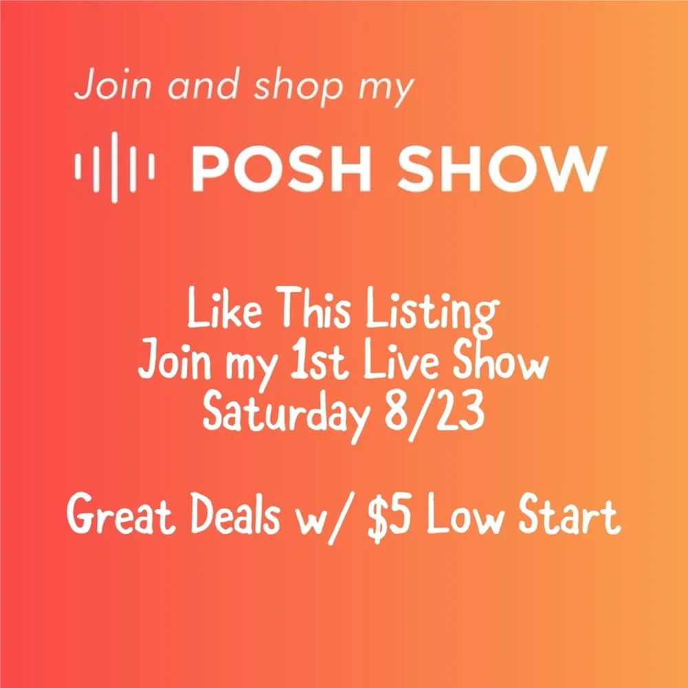LIKE THIS LISTING๐๐JOIN MY LIVE SHOW EVERY SATURDAY ๐๐ - Picture 2 of 2